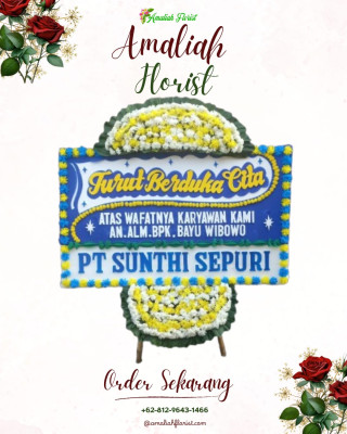 Papan Bunga Duka di Burung Dinang
