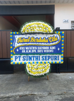 Papan Bunga Duka di Burung Dinang