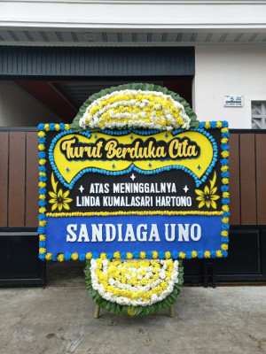 Papan Bunga Duka di Burung Dinang